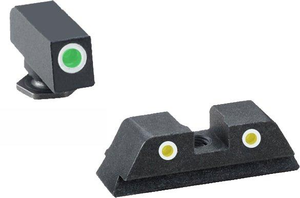 Ameriglo Classic Tritium NIght Sight Set 3-Dot for Gen5 Glock 17 19 19x 26 34 - Precision Shot Firearms