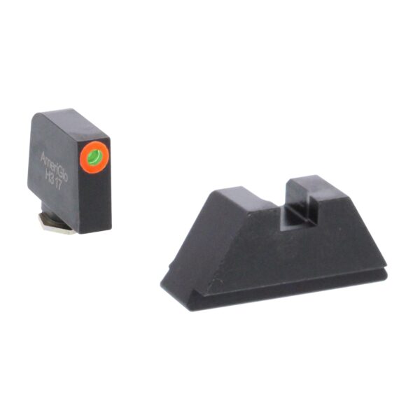Ameriglo Glock XL Tall Suppressor/Optic Height Set (All except 42-43) - Green Tritium w Orange Outline Front / Black Rear - Precision Shot Firearms
