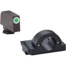 Green Tritium Outline White for Glock Gen 5 17-19-19X-26-45 - Precision Shot Firearms