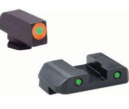 Green Tritium Outline Orange/Black for Glock Gen 5 - Precision Shot Firearms