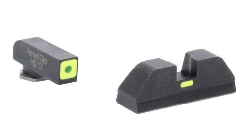 Green Tritium LimeGreenLumi Outline Square (non trit) REAR for Glock Gen 5 - Precision Shot Firearms