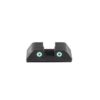 Ameriglo Tritium 2-Dot Rear Handgun Sight for Glock Green with White Front - Precision Shot Firearms