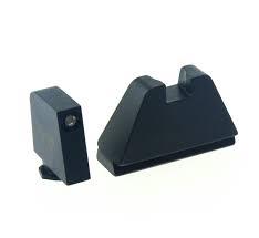 5XL Tall Green Tritium Black Outline .407/FlatBlack .507 for most Glocks - Precision Shot Firearms