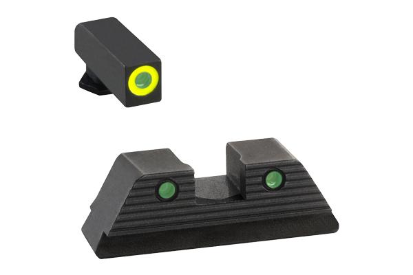 Ameriglo Glock Trooper Night Sight Set MOS Compatible For Glock 1719 22 23 24 26 27 33 34 35 Gen 1-4 - Precision Shot Firearms
