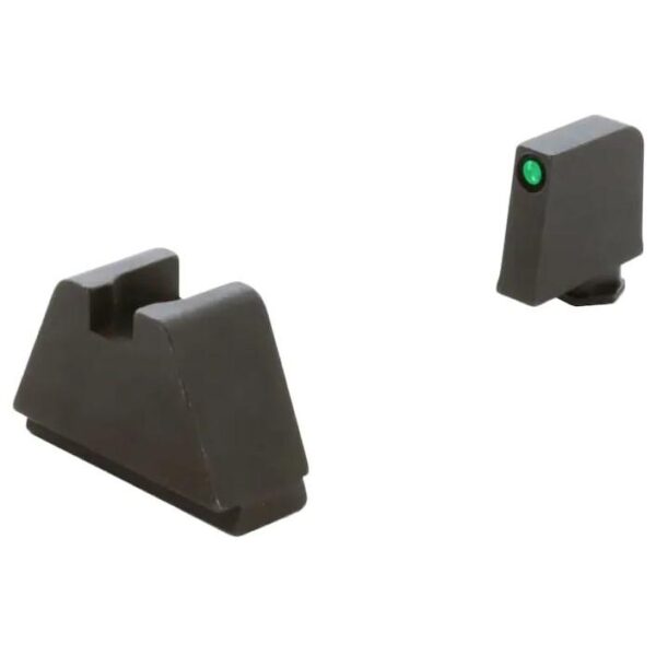 Ameriglo 4XL Tritium Night Sight Set for Glock Green Front Black - Precision Shot Firearms