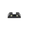Ameriglo Tritium 2-Dot Rear Handgun Sight for Glock 42/43/43x/48 Yellow with White Front - Precision Shot Firearms