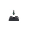 Ameriglo Optics Compatible Tritium Handgun Sight Set for Glock Flat Black .295? Rear 1L Tall Green with Black .220? Front - Precision Shot Firearms