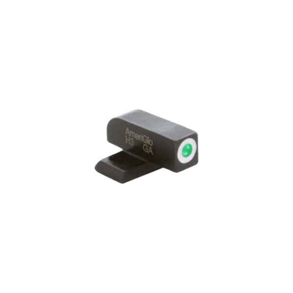 Ameriglo Green Tritium White Outline Front Sight .220in H .140in W Hellcat - Precision Shot Firearms