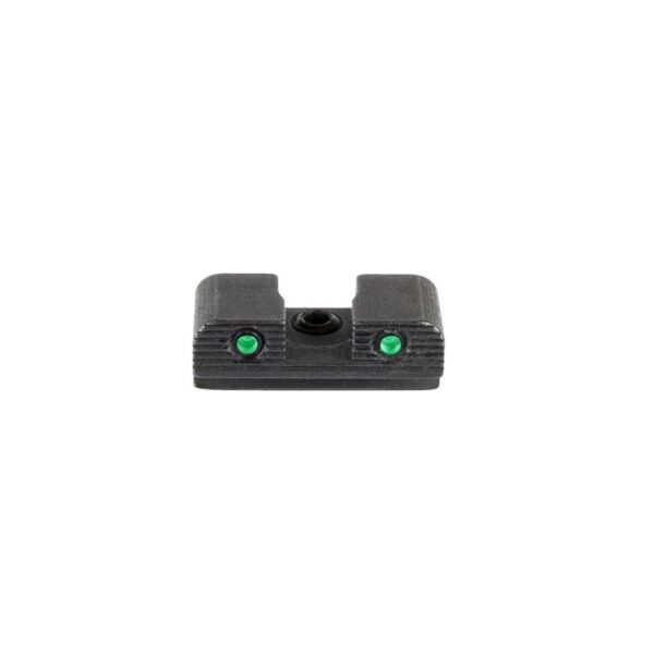 Ameriglo 2-Dot Tritium Rear Handgun Sight for Sig Sauer/Springfield XD/Hellcat (Non OSP) Green with Black Notch #8 - Precision Shot Firearms