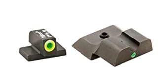 Green Tritium Lime Green Lumi Outline/Green Single Dot for S&W M&P Shield - Precision Shot Firearms