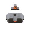 Ameriglo CAP Sight Set Green Tritium Orange Square Outline Front Orange Non-Trit Rear for M&P Shield - Precision Shot Firearms