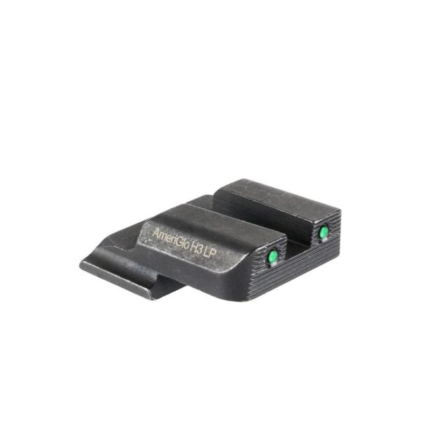 Ameriglo 2-Dot Tritium Rear Handgun Sight for S&W M&P Shield (Excludes EZ) Green with Black - Precision Shot Firearms