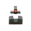 Ameriglo Trooper Tritium Handgun Sight Set for Springfield XD Green Rear Green with Orange Front - Precision Shot Firearms