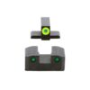 Ameriglo Trooper Tritium Handgun Sight Set for Springfield XD Green Rear Green with Lumigreen Front - Precision Shot Firearms