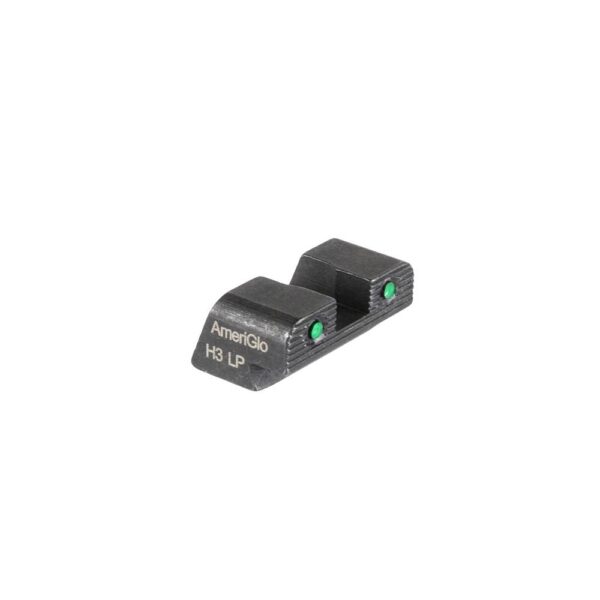 Ameriglo 2-Dot Tritium Rear Handgun Sight for Sig Sauer/Springfield XD/Hellcat (Non OSP) Green with Black Notch #10 - Precision Shot Firearms