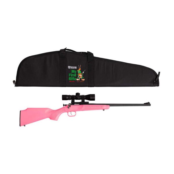 Keystone Pink Synthetic .22LR Rifle w Scope Mount & Case - Precision Shot Firearms