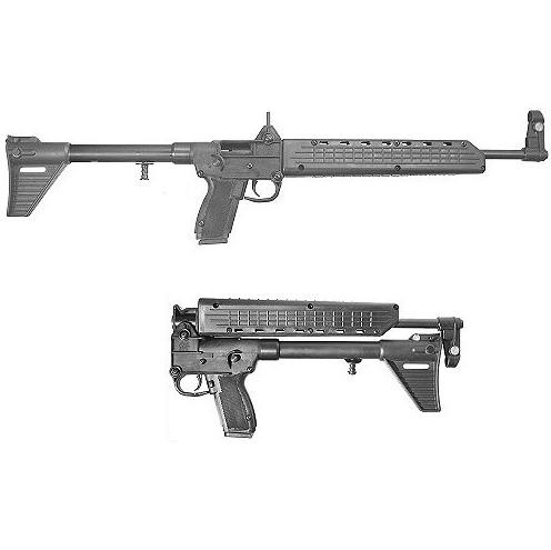 Kel-Tec Sub 2000 Rifle 9mm Luger 10rd Glock Model 17 Magazine 16.1" Barrel Black Stock - Precision Shot Firearms