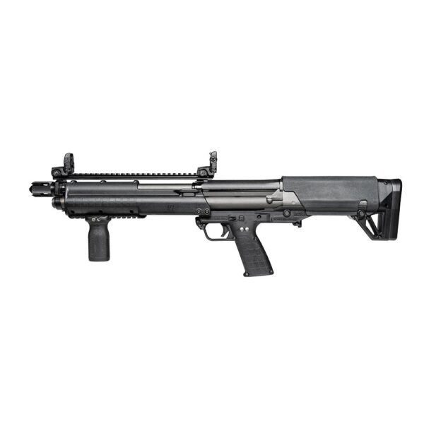 Kel-Tec KSG Shotgun Defender 12 ga 3" Chamber 14rd(7+7) Capacity 18.5" Barrel Black Magpul Flip Up Sights/Carlson Compensator - Precision Shot Firearms