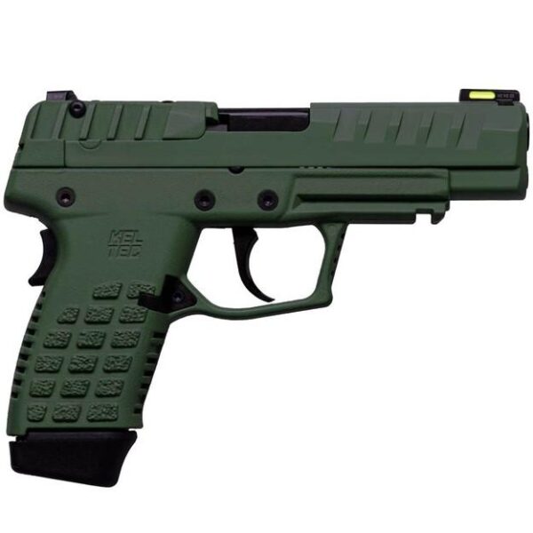 Kel-Tec CA Compliant P15 Handgun 9mm Luger 10rd Magazine 4" Barrel Green - Precision Shot Firearms