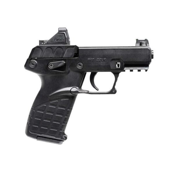 Kel-Tec P17 Handgun .22 LR 16rd Magazines (3) 3.8" 1/2x28 Threaded Barrel Black with Optic & Holster - Precision Shot Firearms