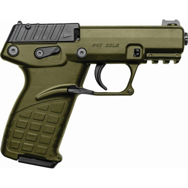 Kel-Tec P17 Handgun .22LR 16/rd Magazines (3) 3.93" Barrel Green - Precision Shot Firearms