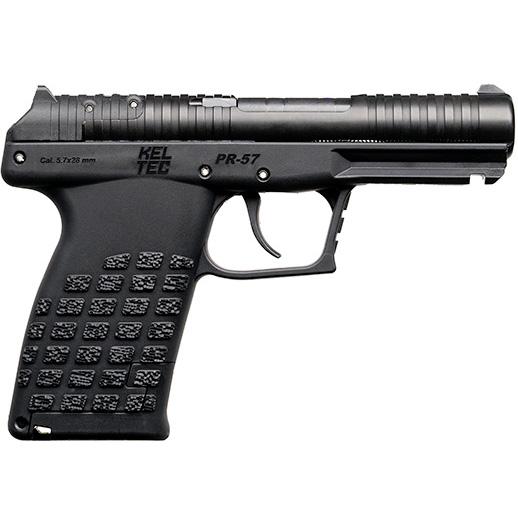 Kel-Tec PR57 Handgun 5.7x28mm 20rd Magazine(1) 4.64" Barrel Black Frame Stripper Clips Optic Plate - Precision Shot Firearms