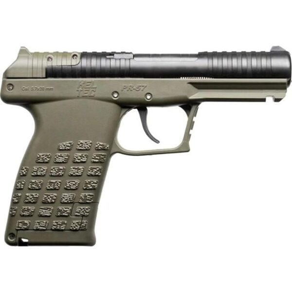 Kel-Tec PR57 Handgun 5.7x28mm 20rd Magazine(1) 4.64" Barrel Green Frame Stripper Clips Optic Plate - Precision Shot Firearms