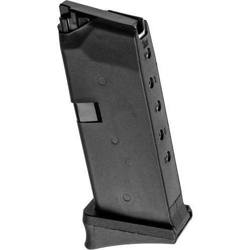 KCI USA Glock 43 Handgun Magazine 9mm Luger 6/rd Black with Grip Extender - Precision Shot Firearms