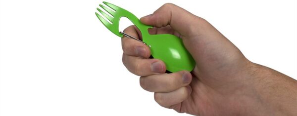 Kershaw Ration Green Eating Utensil / Multi-Tool - 4-3/5" Overall Length - Precision Shot Firearms