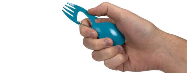 Kershaw Ration Teal Eating Utensil / Multi-Tool - 4-3/5" Overall Length - Precision Shot Firearms