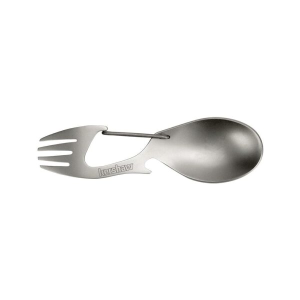 Kershaw Ration Camping Spoon & Fork Multi-tool (Clampack) - 4.6 in. Length - Precision Shot Firearms