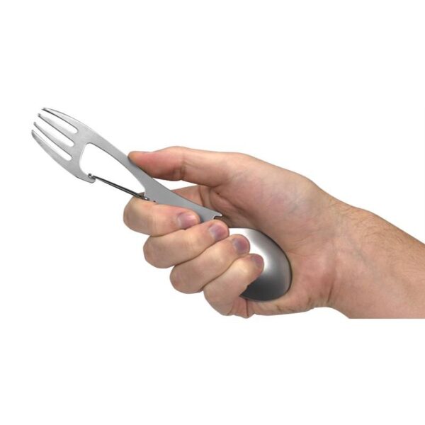 Kershaw Ration XL Eating Utensil / Multi-Tool - Stainless Steel 7-3/10" Length - Precision Shot Firearms