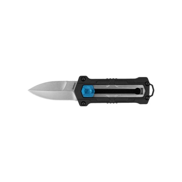 Kershaw Kapsule Manual OTF Folding Knife 1-9/10" Spear Point Blade Black - Precision Shot Firearms