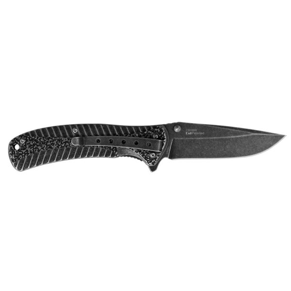 Kershaw Starter Folding Knife 3-2/5" Drop Point Blade Blackwash - Precision Shot Firearms