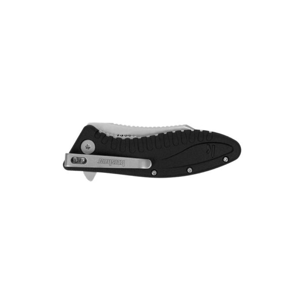Kershaw Grinder Folding Knife 3-1/4" Clip Point Blade Black - Precision Shot Firearms