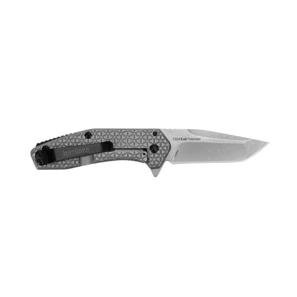 Kershaw Cathode Folding Knife 2-1/4" American Tanto Blade Silver - Precision Shot Firearms