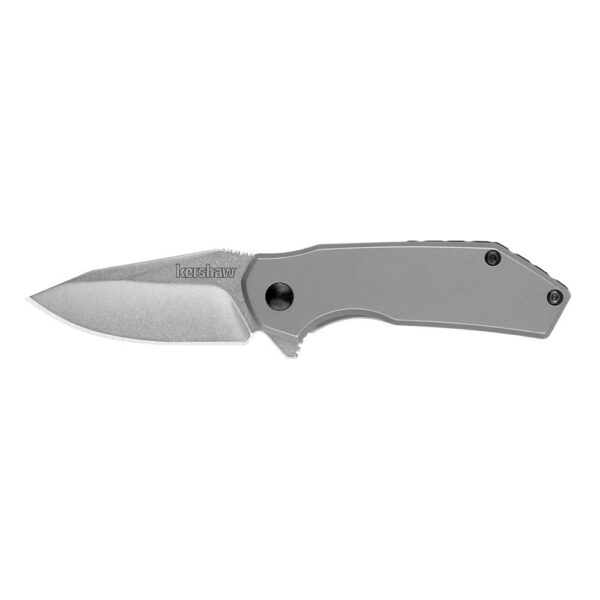 Kershaw Valve Folding Knife 2-1/4" Drop Point Blade Silver - Precision Shot Firearms