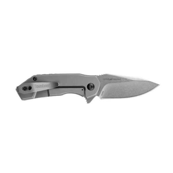 Kershaw Valve Folding Knife 2-1/4" Drop Point Blade Silver - Precision Shot Firearms