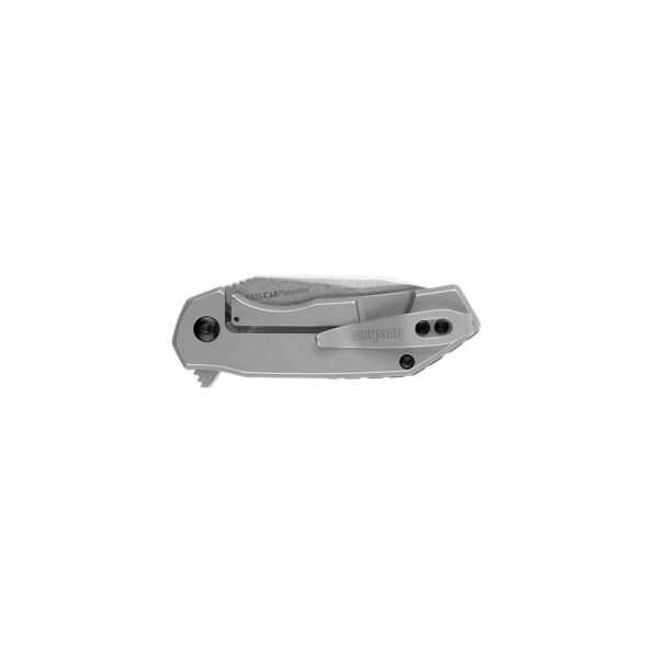 Kershaw Valve Folding Knife 2-1/4" Drop Point Blade Silver - Precision Shot Firearms