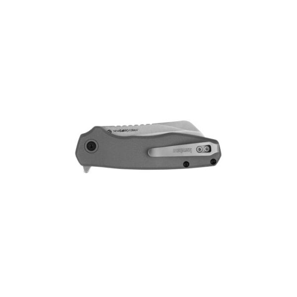 Kershaw Wharf Folding Knife 2-4/5" Cleaver Blade Grey - Precision Shot Firearms