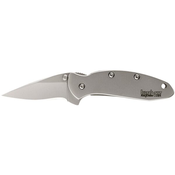 Kershaw Ken Onion Chive Folding Knife 1-9/10" Drop Point Blade Silver - Precision Shot Firearms
