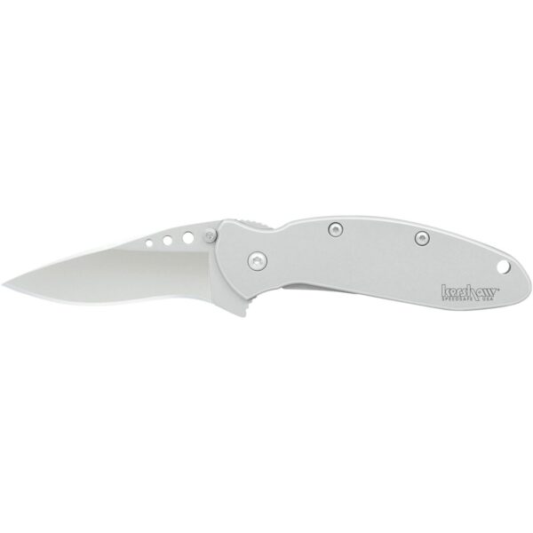 Kershaw Ken Onion Scallion Folding Knife 2-2/5" Drop Point Blade Silver - Precision Shot Firearms
