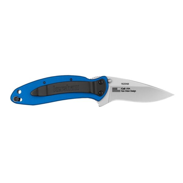 Kershaw Ken Onion Scallion Folding Knife 2-2/5" Drop Point Blade Blue - Precision Shot Firearms