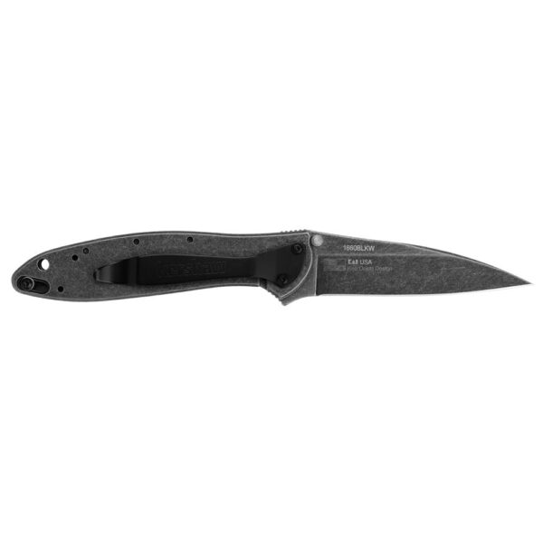 Kershaw Leek Folding Knife 3" Drop Point Blade Black - Precision Shot Firearms