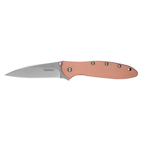 Kershaw Leek Folding Knife 3" Drop Point Blade Copper - Precision Shot Firearms