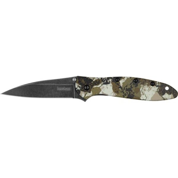 Kershaw Leek Folding Knife 3" Drop Point Blade Kings Camo - Precision Shot Firearms