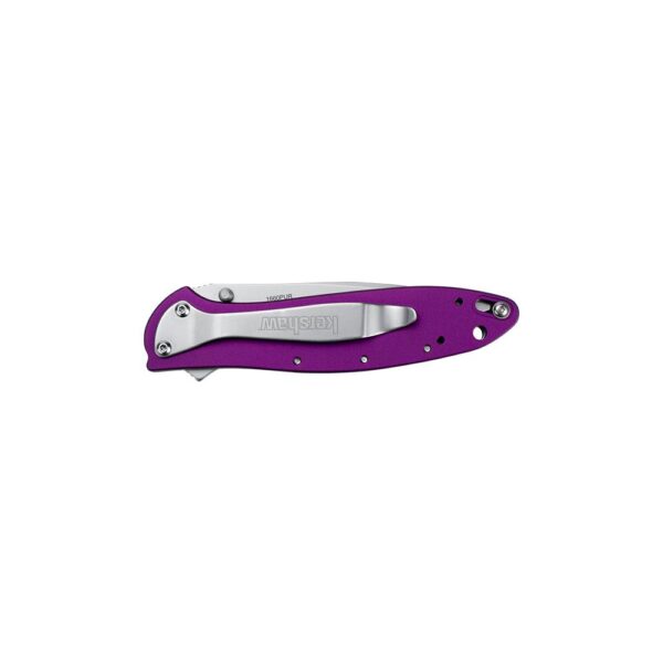 Kershaw Leek Folding Knife 3" Drop Point Blade Purple - Precision Shot Firearms