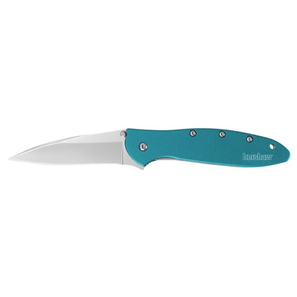 Kershaw Leek Folding Knife 3" Drop Point Blade Teal - Precision Shot Firearms