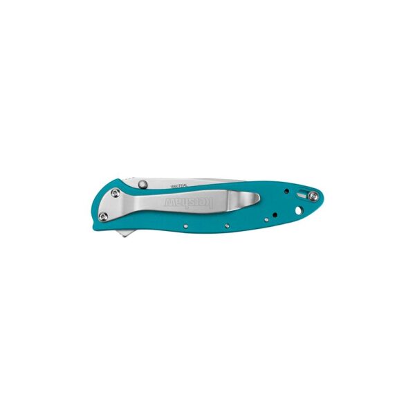 Kershaw Leek Folding Knife 3" Drop Point Blade Teal - Precision Shot Firearms