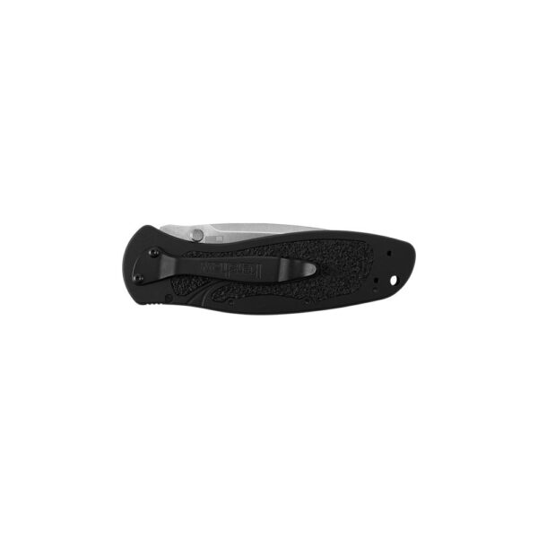 Kershaw Blur Folding Knife 3-2/5" Stonewashed Drop Point Blade Black - Precision Shot Firearms